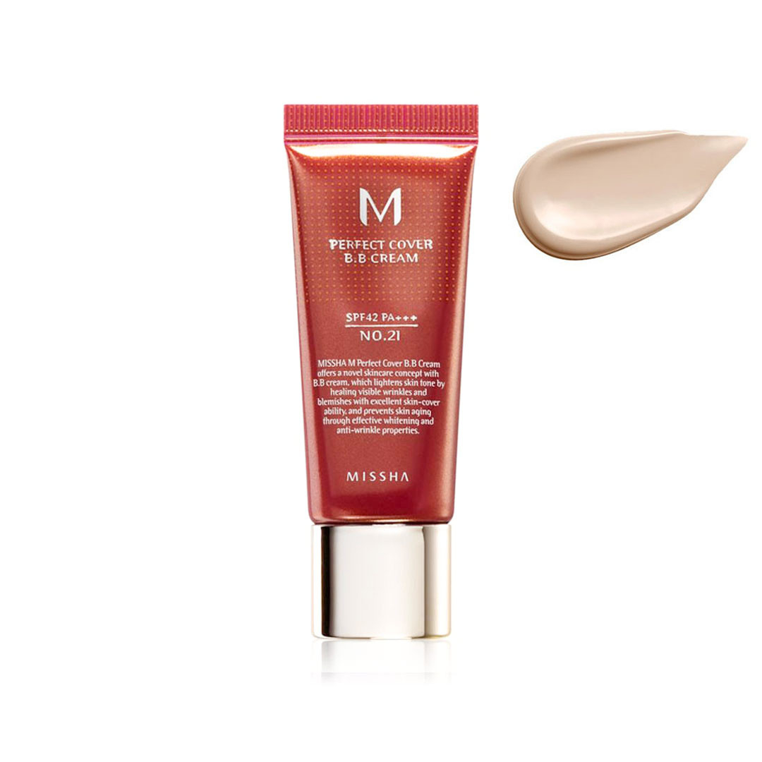 Матирующий BB крем MISSHA M Perfect Cover BB Cream SPF42 PA+++ (20ml ...